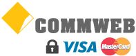 Ultra-secure Visa & Mastercard credit & debit card payments via CommWeb